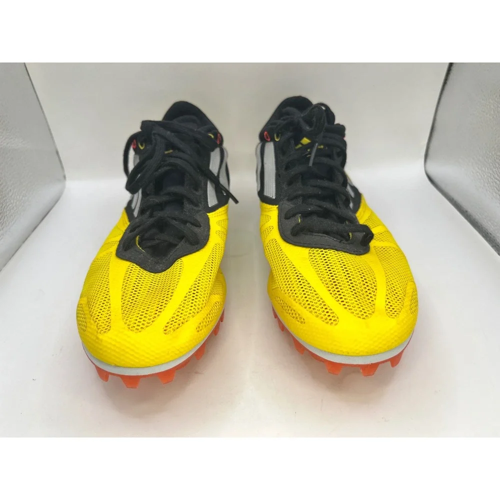Adidas Adizero Track and Field Mens 10 Yellow Black‎ Running Shoes No Spikes